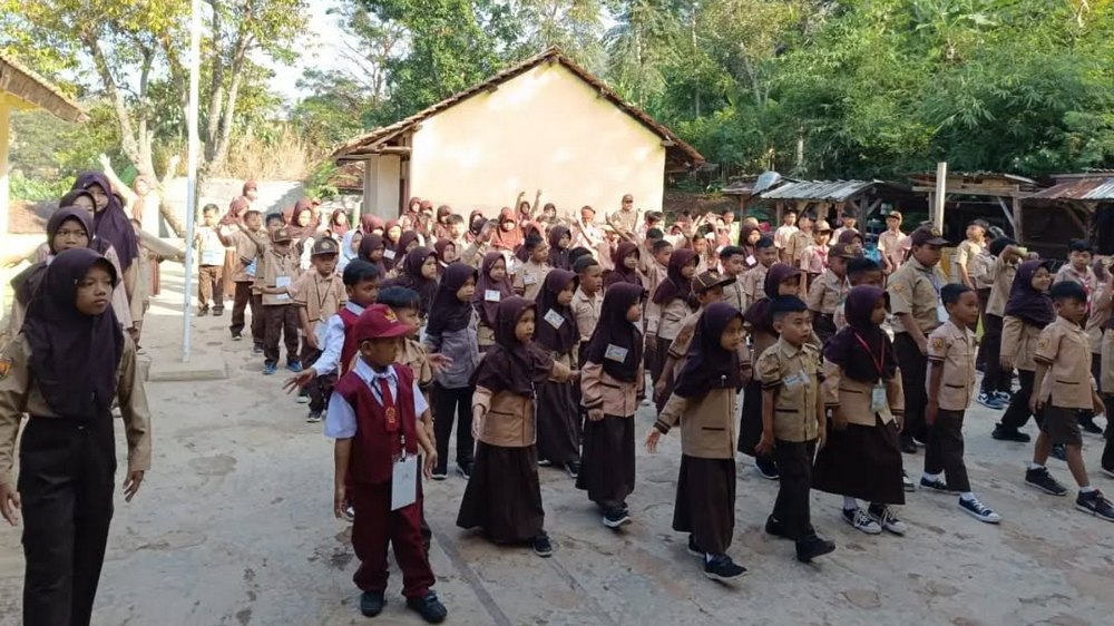 Pramuka SD Negeri Sawahdadap III Kecamatan Cimanggung