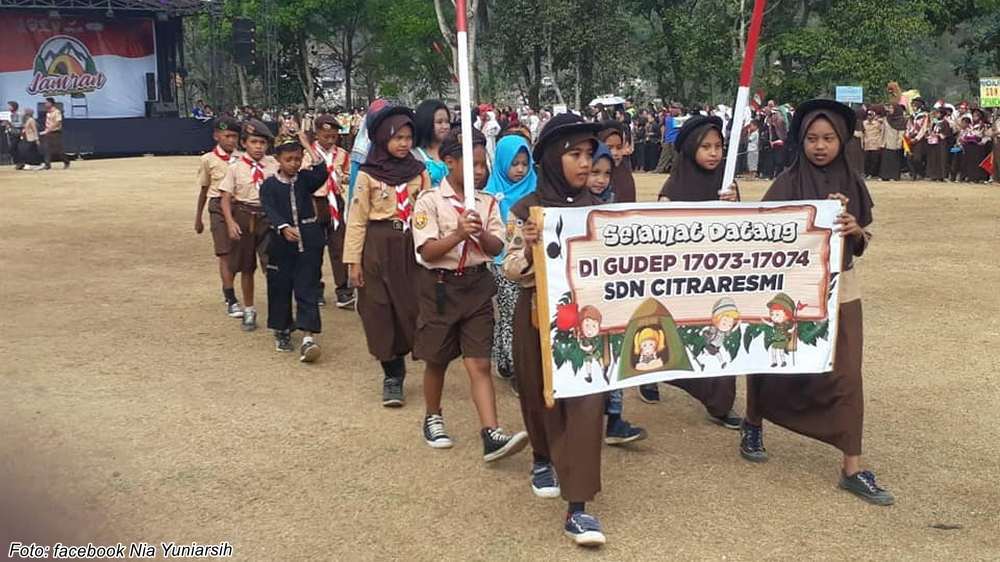 Pramuka di SD Negeri Citraresmi Sumedang Selatan