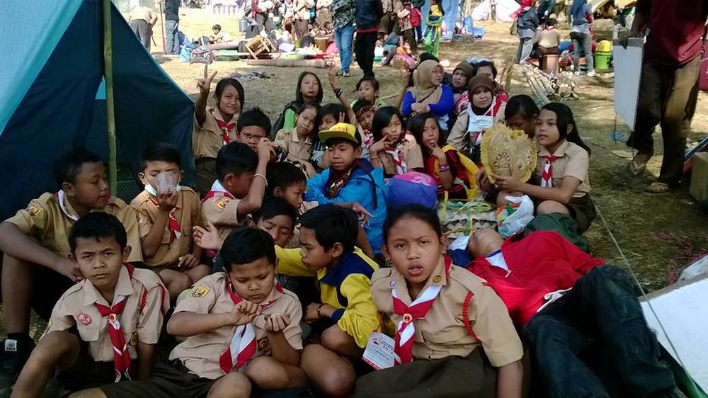 Kegiatan pramuka SD Negeri Parakanmuncang III Kecamatan Cimanggung