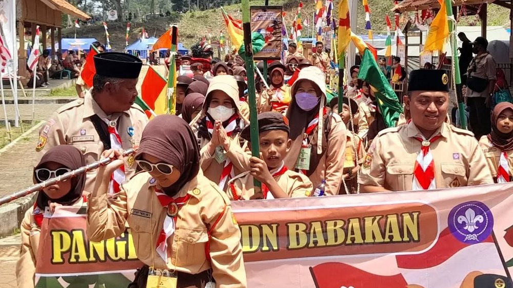 Pramuka SD Negeri Babakan Kecamatan Rancakalong