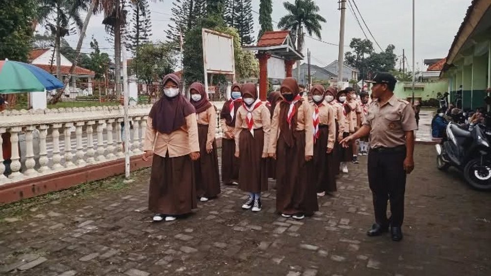 Pramuka di SD Negeri Gudang Kopi I Sumedang Selatan