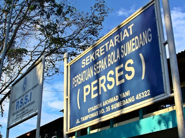 Sekretariat Perses Sumedang di Stadion Ahmad Yani (sumedangdailyphoto.com)