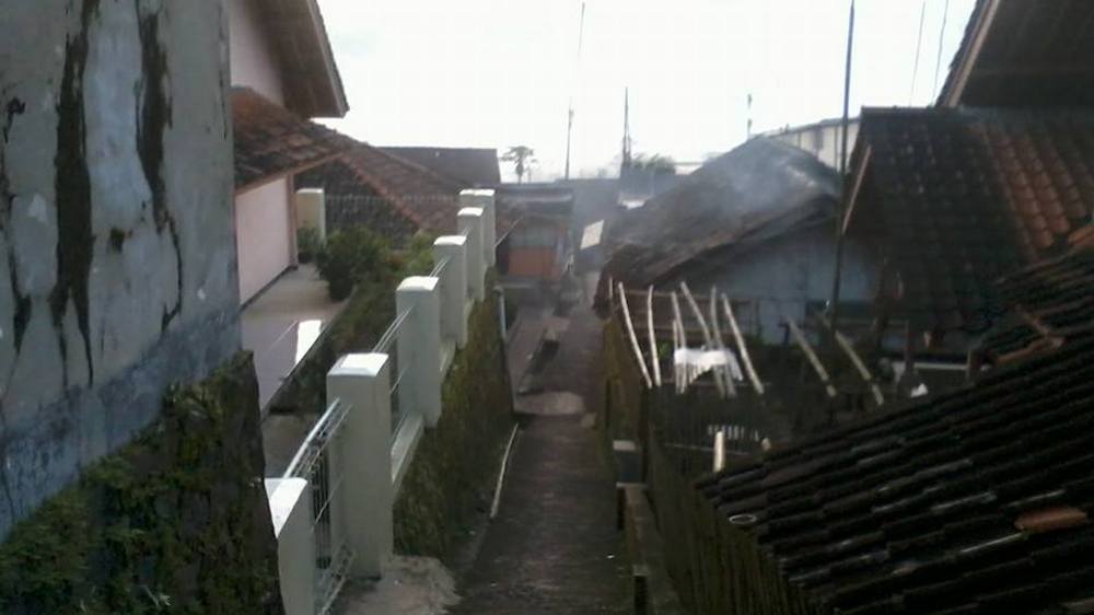 Salah satu sisi Kampung Tenjolaya Desa Sukagalih