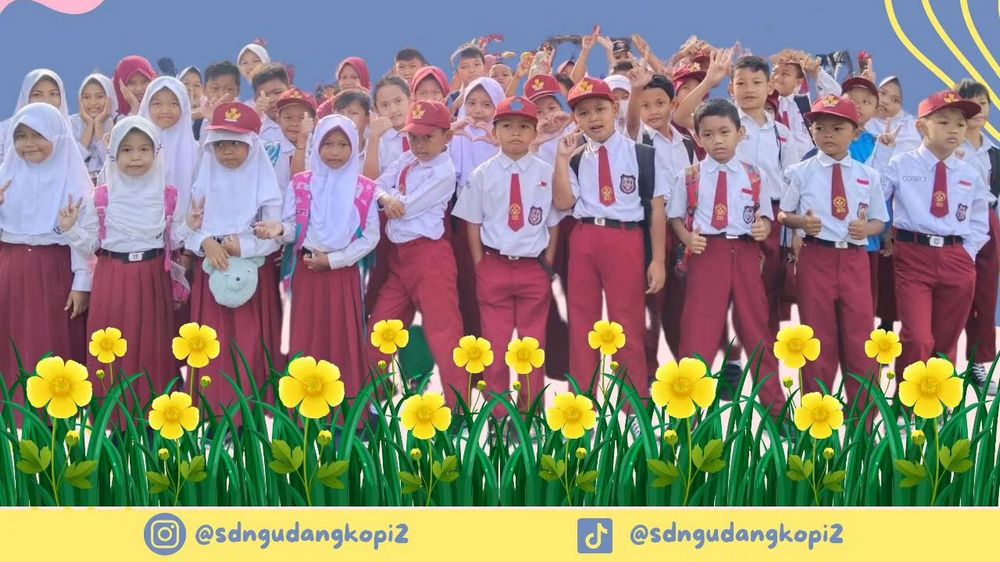 Sebagian siswa SD Negeri Gudang Kopi II Sumedang Selatan