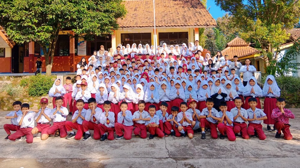 Sebagian siswa SD Negeri Margapala Sumedang Selatan