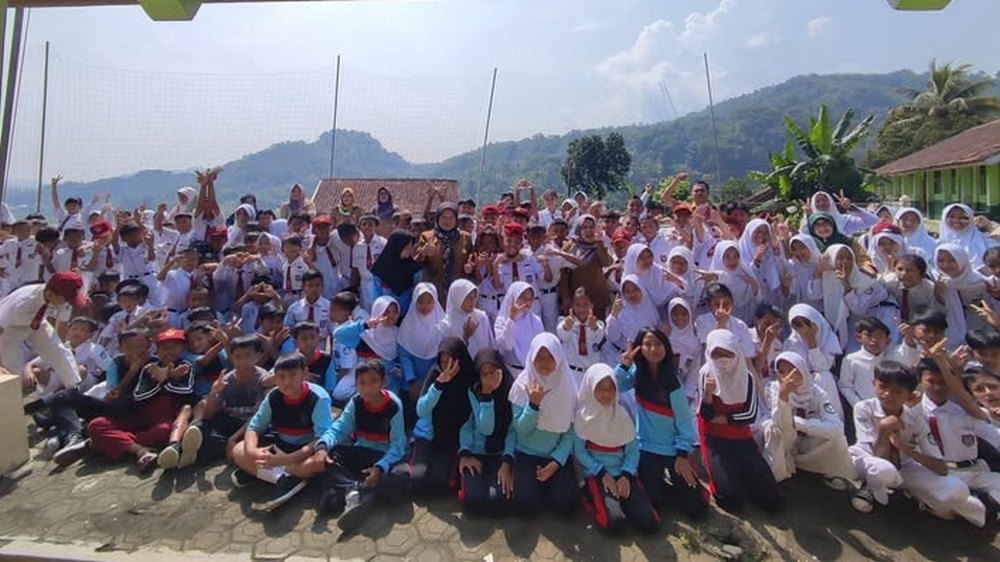 Sebagian siswa SD Negeri Citraresmi Sumedang Selatan