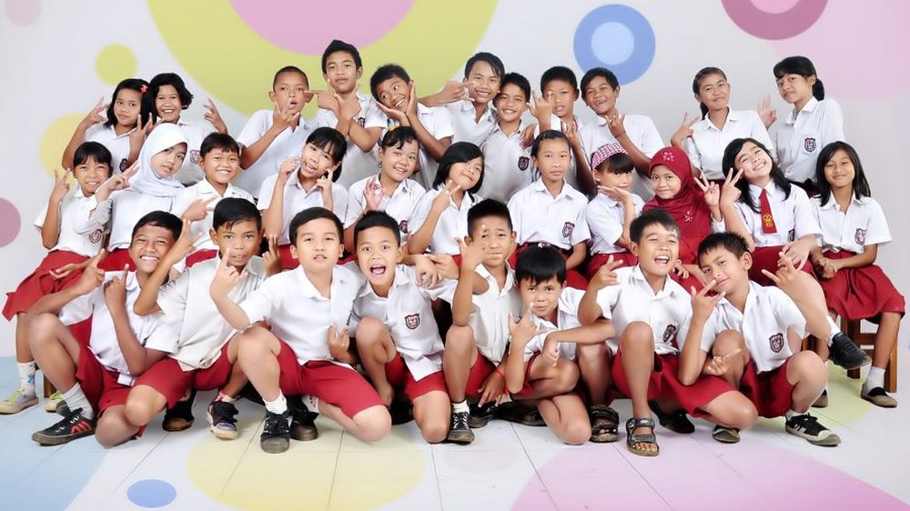 Sebagian siswa SD Negeri Parakanmuncang III Kecamatan Cimanggung