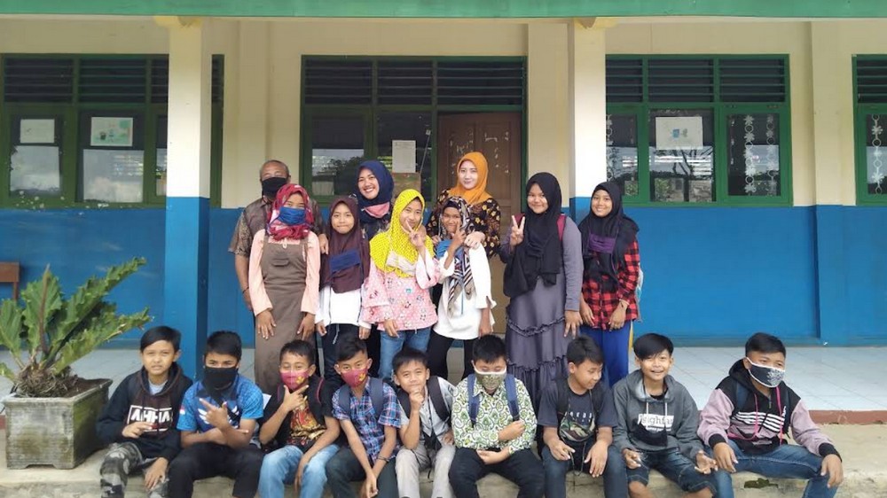 Sebagian siswa SD Negeri Sukanandur Kecamatan Rancakalong