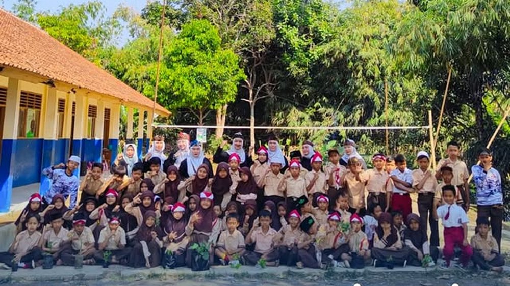 Sebagian siswa SD Negeri Pakuwangi Kecamatan Rancakalong