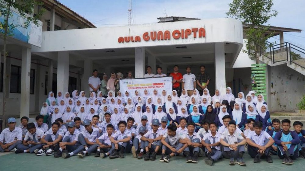Sebagian siswa di SMK Guna Cipta Sumedang