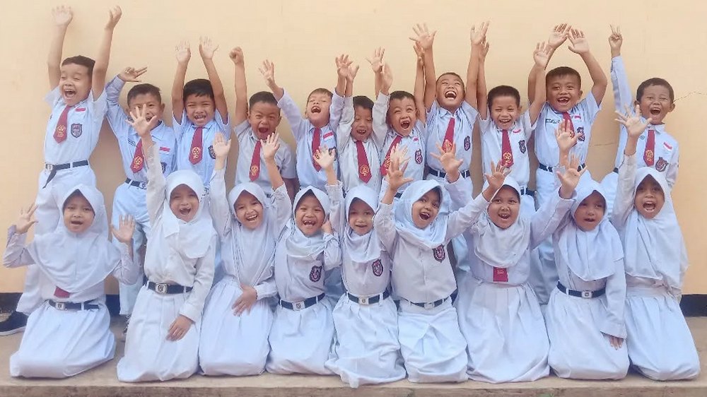 Sebagian siswa SD Negeri Malati Sumedang Selatan
