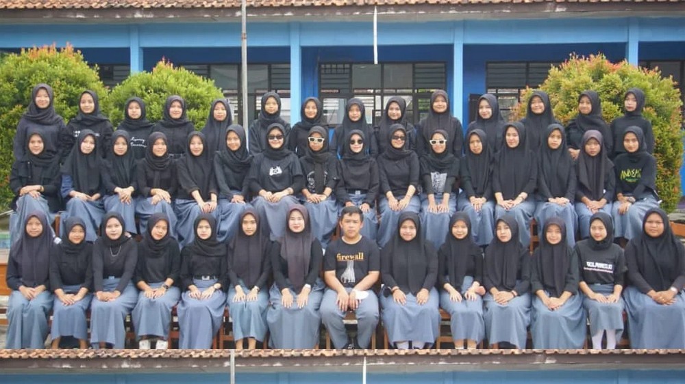 Sebagian siswa SMK YPK Sumedang