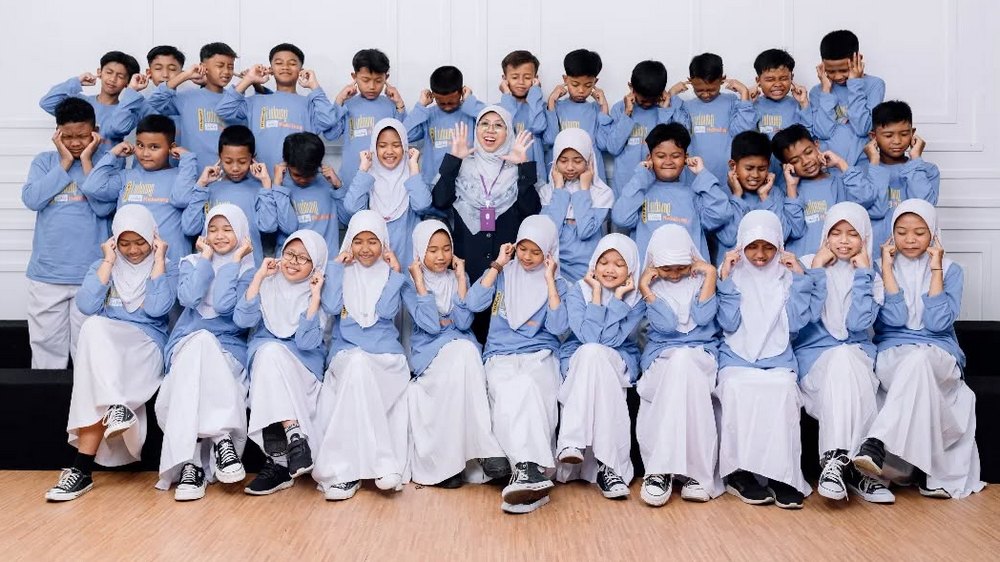 sebagian siswa SD Negeri Cikondang I Sumedang Selatan