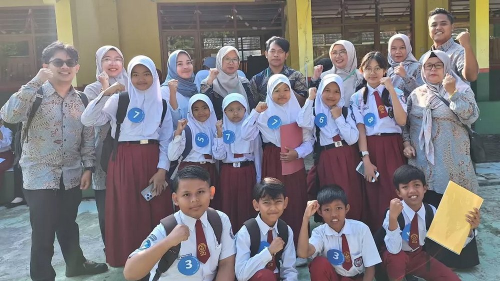 Sebagian siswa SD Negeri Darangdan Sumedang Selatan
