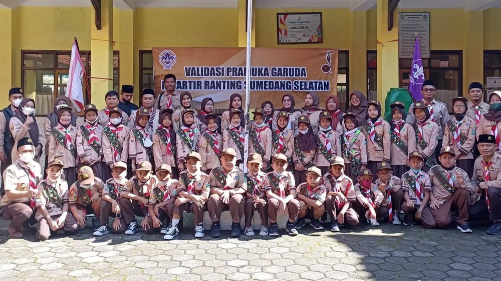 Sebagian siswa SD Negeri Sukaraja I, Sumedang Selatan