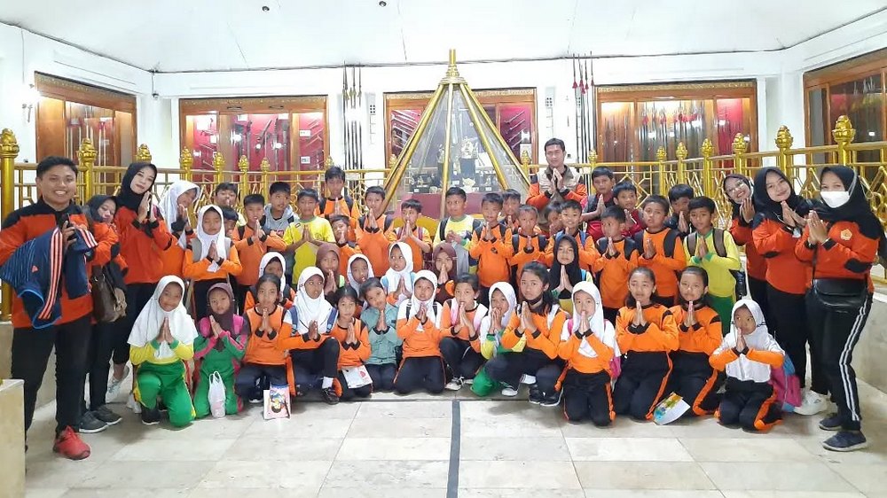 Sebagian siswa SD Negeri Cikondang III Kecamatan Ganeas