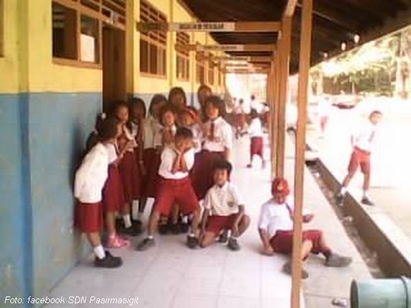 Sebagian siswa di SD Negeri Pasirmasigit