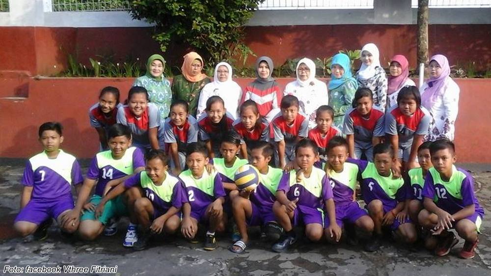 Sebagian siswa di SD Negeri Cilimbangan Kecamatan Cimalaka