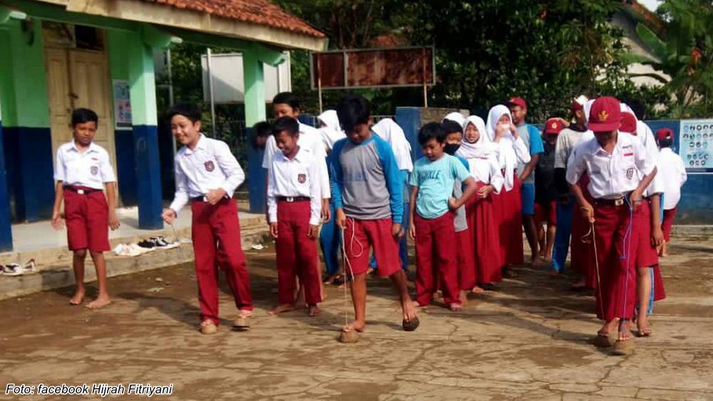 Sebagian siswa SD Negeri Padamulya Sumedang Utara