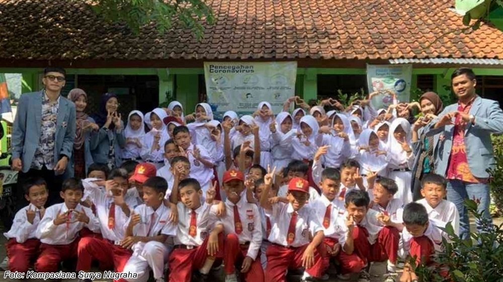Sebagian siswa SD Negeri Cipancar Sumedang Selatan