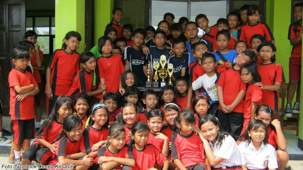 Sebagian siswa SD Negeri Sukaresmi Desa Tolengas
