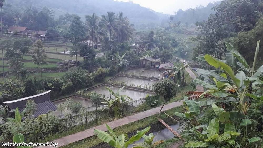 Suasana alam Kampung Nagrog, Desa Sukahayu