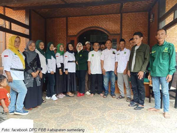 Jajaran pengurus DPC PBB Kabupaten Sumedang