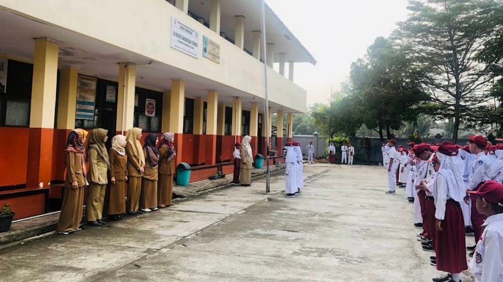 Upacara bendera SD Negeri Darangdan Tingkat Sumedang Selatan