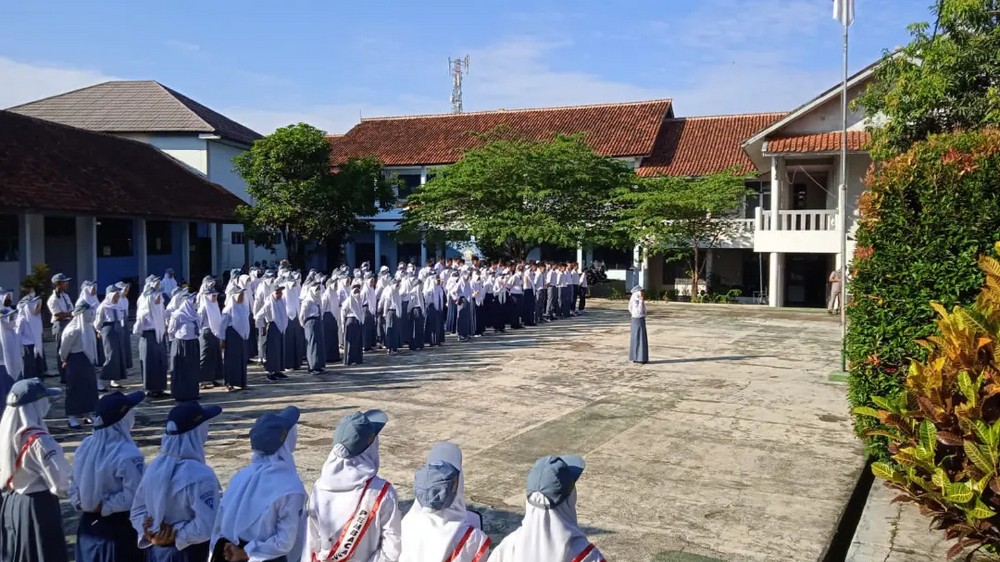 Upacara bendera SMK YPK Sumedang